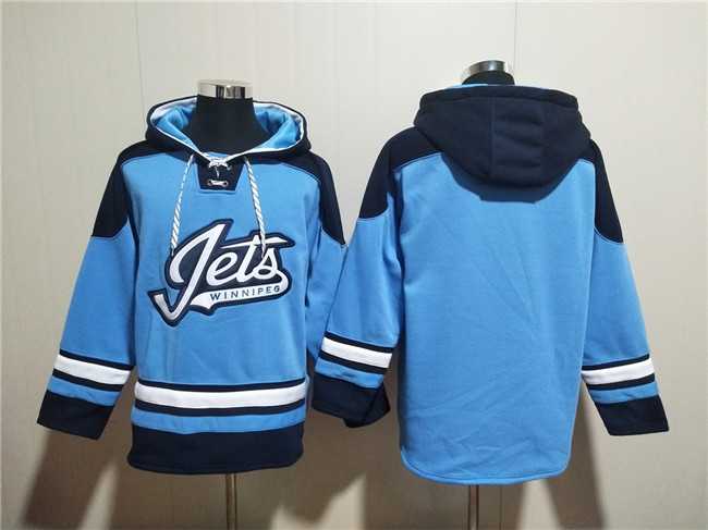 Men's Winnipeg Jets Blank Blue Lace-Up Pullover Hoodie,We sell and wholesale Men's Winnipeg Jets Blank Blue Lace-Up Pullover Hoodie on line form chian!